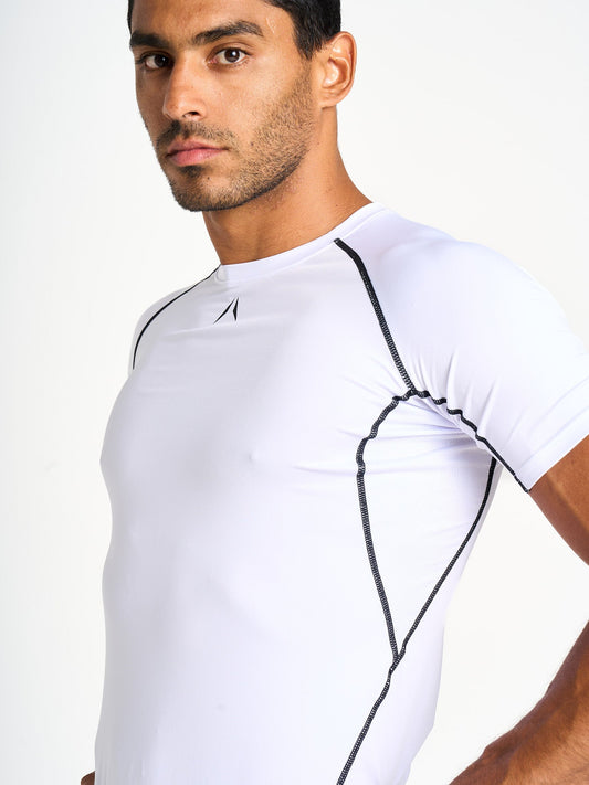 مشد تدريب علوي - أبيض