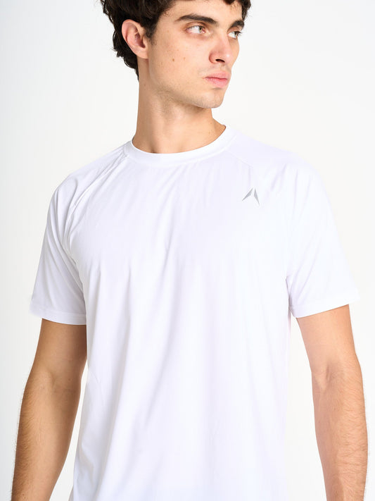 تيشيرت بيسك - أبيض