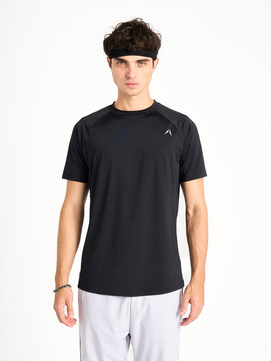 تيشيرت بيسك - أسود