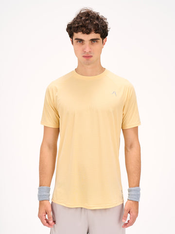 تيشيرت بيسك - أصفر