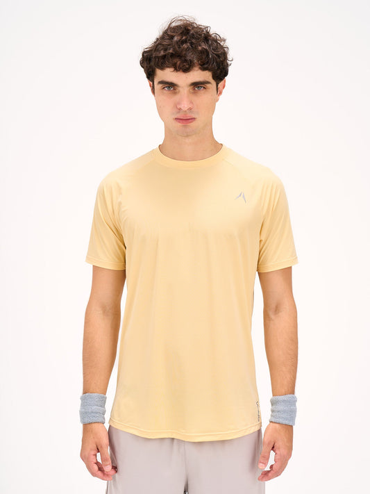 تيشيرت بيسك - أصفر