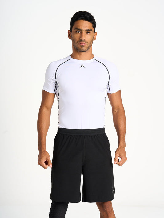 مشد تدريب علوي - أبيض